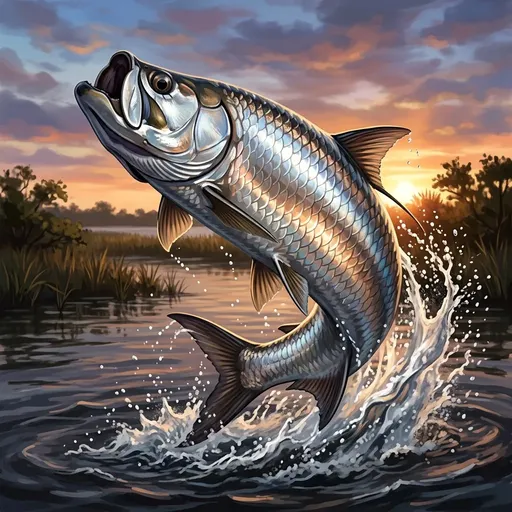 Bay Tarpon trophy card