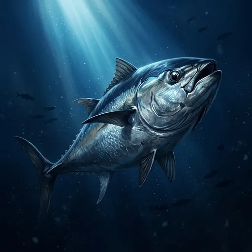 Deep Sea Tuna trophy card
