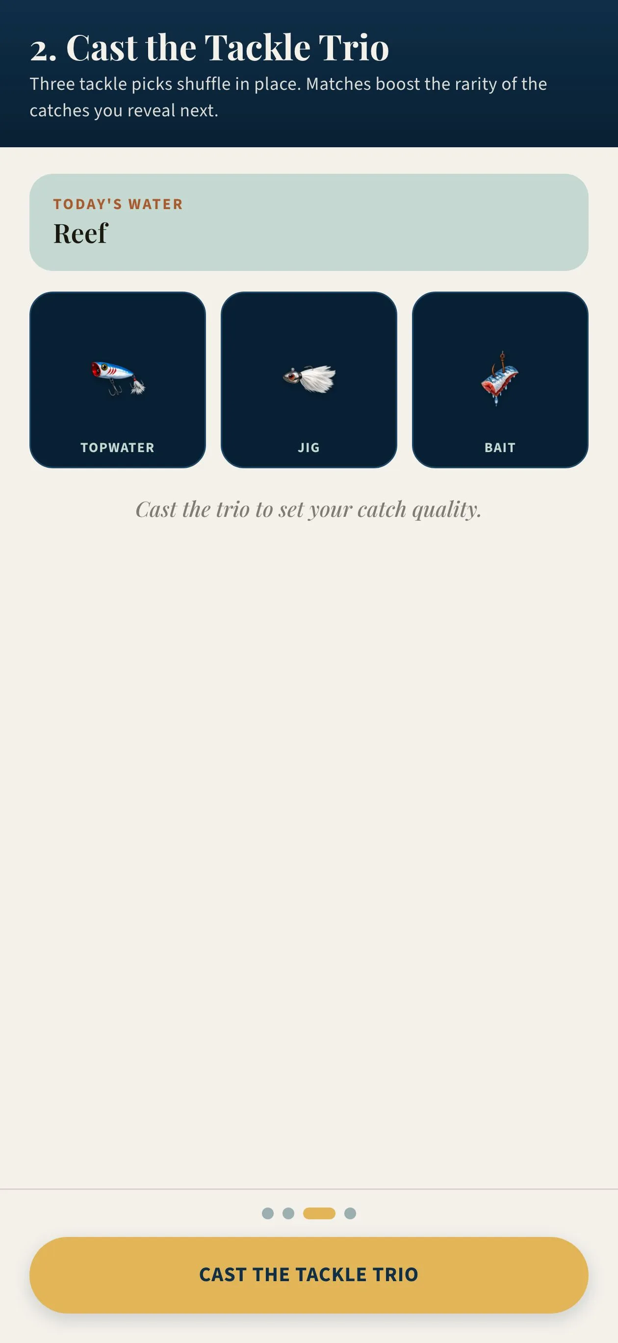 Tackle Trio onboarding